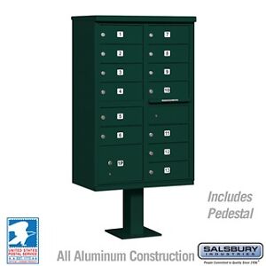13 Door Cluster Mailbox - USPS Approved - All Colors In Stock. Free Shipping!
