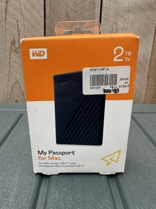 Western Digital My Passport for Mac 2TB USB-C External Hard Drive - Afbeelding 1 van 6
