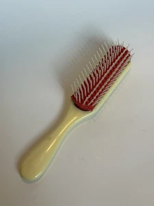Vintage Goody Red Gummibasis Kunststoffborsten entwirren Haarbürste 6" - gebraucht - Bild 1 von 5