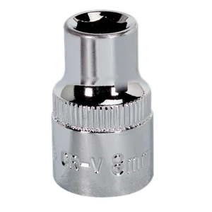 SP3808 Sealey WallDrive® Steckschlüssel 8 mm 3/8" Vierkant komplett poliert - Bild 1 von 14