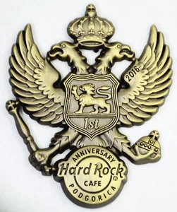 Spilla Hard Rock Cafe Podgorica 1° Anniversario, LE 500, Ottima! - Foto 1 di 2