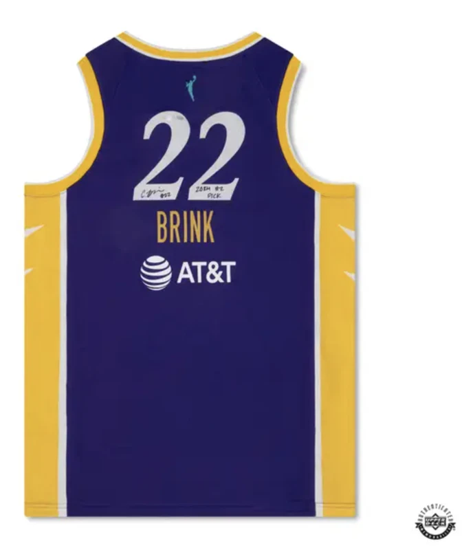 Cameron Brink Autographed & Inscr 2024 LA Sparks Purple Explorer Nike Jersey UDA - Image 1 of 3