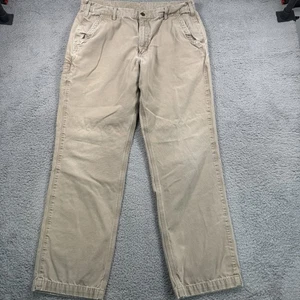 Pantalones Carhartt Para Hombre 38x32 Beige Calce Relajado Algodón Ropa de Trabajo Utilidad Resistente Flex - Imagen 1 de 10