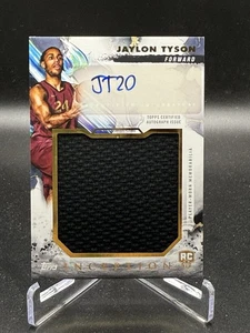 2024-25 Topps Inception Jaylon Tyson #RJR-JT Rookie Jumbo Reliquia Autógrafo Cavs - Imagen 1 de 2