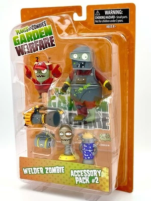 Diamond Select PLANTAS VS ZOMBIES Garden Warfare WELDER ZOMBIE Paquete de accesorios #2 Foto 1 de 3