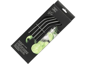 Pajitas - CMP Paris KV7270, Pack de 4, Reutilizables, 25 cm, Con escobilla para  - Imagen 1 de 3