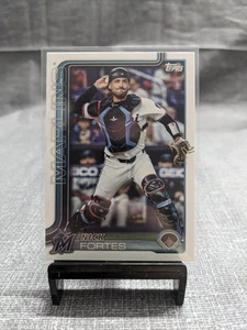 MLB Nick Fortes 2025 Series Two Topps 523 Miami Marlins - Picture 1 of 2