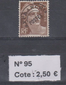 Briefmarken FRANKIERT POST Typ MARIANNE von GANDON Nr. 95 postfrisch ** - Bild 1 von 1
