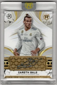 2024-25 TOPPS UEFA REVERENCE GARETH BALE BLACK REFRACTOR AUTOGRAPH AUTO SP /10 - Picture 1 of 3