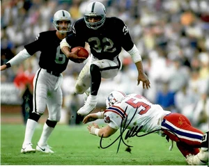 Marcus Allen Los Angeles Raiders Running Back Signed 8 x 10 Photo COA TTM - Picture 1 of 4