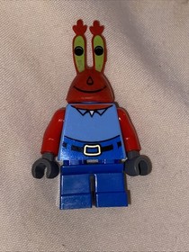 LEGO Mr. Krabs Minifigure Spongebob Squarepants bob005 3825 CMF Lot Rare Retired