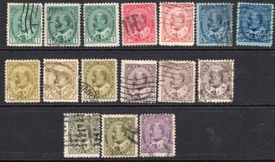 CANADA 1903 set Fine with shades cv £340 SG 173-187 Sc 89-95  see detail below - Image 1 of 3