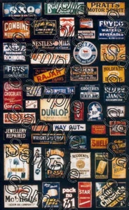 Tiny Signs TSOO81 Enamel Advert Signs 1 OO Gauge - Picture 1 of 1
