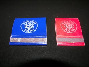 HAROLDS CLUB Reno Nevada NV zwei seltene 1960er Vintage 25th Anniversary Matchbooks - Bild 1 von 4