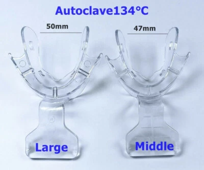 Dental Frame Cut Back FCB Impression Trays Mandibular Edentulous Jaw Tray L+M - Image 1 of 4