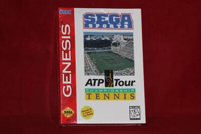 ATP Tour Championship Tennis (Sega Genesis, 1994) Authentic Game Cartridge - Image 1 of 4