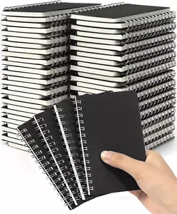 Spiral Notebooks Memo Pads 3X5 Bulk, 60 Packs Small Pocket Notebooks, Mini Notep - Picture 1 of 12