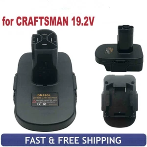 For Dewalt 20V Slider Li-ion Batteries To Craftsman 19.2V Cordless Tools Adapter - Picture 1 of 12