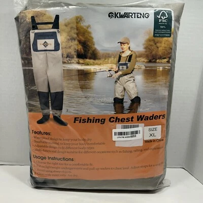 Stockingfoot Fishing Wader Fly Fishing Chest Waders Pants for Men and Women - Image 1 of 4