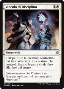 MTG 4x BOND OF DISCIPLINE EXC - VINCOLO DI DISCIPLINA - WAR - MAGIC - Picture 1 of 1