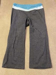 Womens Lucy's Gray Capri running tights compression pants S - Picture 1 of 1