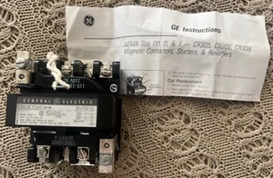 General Electric Contactor CR305B0 NEMA Size 0 - Picture 1 of 7