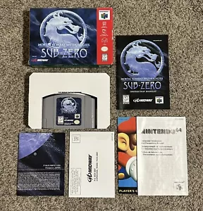 Mortal Kombat Mythologies: Sub Zero (Nintendo 64, 1997) N64 Komplett CIB Komplett! - Bild 1 von 15