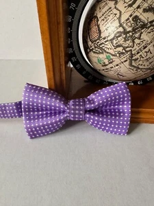 Kids Bow Tie Boys Polka Dot Bowknot Colorful Bowtie Tuxedo Ties Wedding Party - Picture 1 of 30