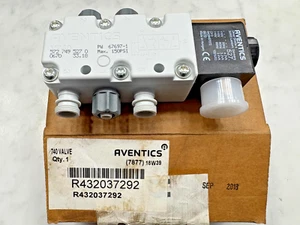 Aventics V740 Solenoid Valve R432037292 (5727495270) 18W33 NEW Made in Hungary - Picture 1 of 8
