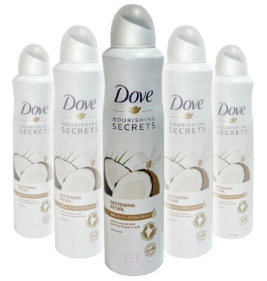 Dove NOURISHING SECRETS Anti Perspirant Spray 250ml=8.4oz Coconut Jasmine Scent - Image 1 of 2