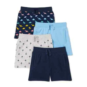 Garanimals Baby Boy Terry Shorts Multipack, 4-Pack, Size 3/6M Assorted  --N3*- - Picture 1 of 5