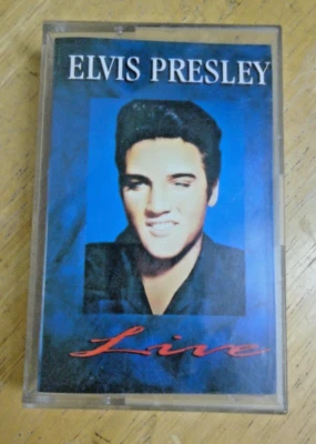 Elvis Presley - Live - Cassette Tape - Good Condition Foto 1 de 3
