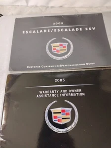 2005 05 CADILLAC ESCALADE / Escalade ESV  Convenience Warranty Booklets  - Bild 1 von 4