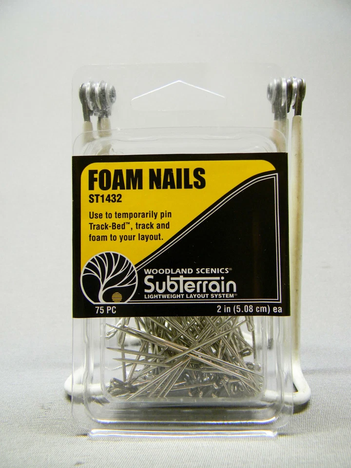 Woodland Scenics Foam Nails 2" 75 Woost1432 Hobbies