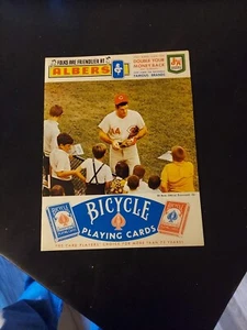 Vintage Pete Rose Cincinnati Reds Scorecard 1969 Hank Aaron - Picture 1 of 10