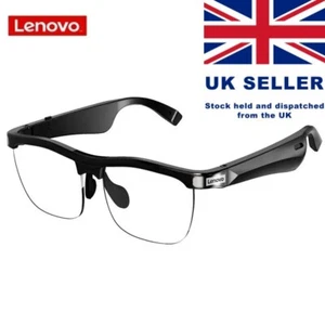 Lenovo MG10 Smart Music Sunglasses Earphones Wireless Bluetooth Headset HIFI - Picture 1 of 6