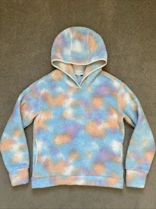 Athleta Girl Size XXL/16 So Snug Printed Sherpa HoodieMulti Color - Picture 1 of 9