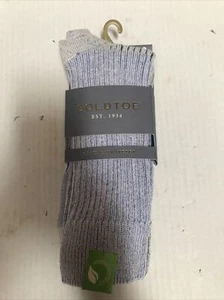 Gold Toe Freizeit Reisesocken 2 Paar gerippt Crew Schuhgröße 6 - 12,5 (APO-167-2) - Bild 1 von 7