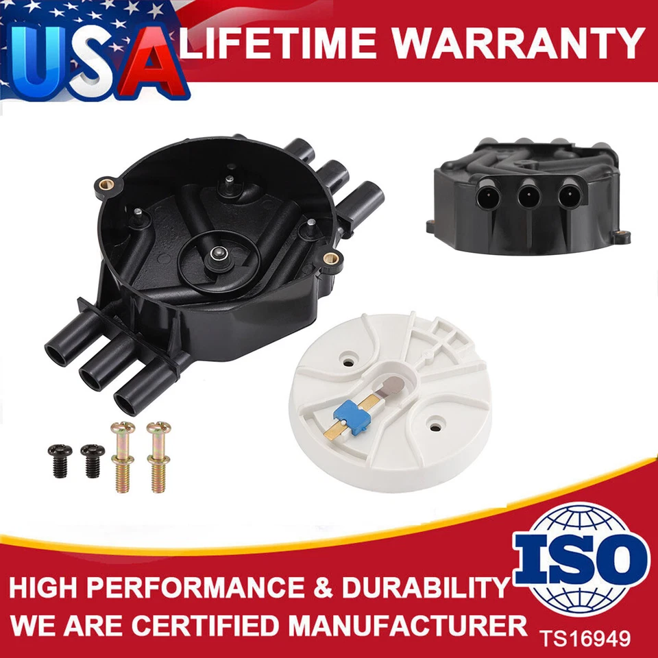 Ignition Distributor Cap & Rotor Kit for Chevy Cadillac GMC V6 4.3L DR475 New - Image 1 of 4
