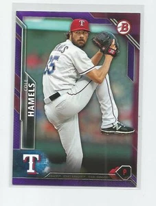 2016 Bowman COLE HAMELS Purple 128/250 - Picture 1 of 1