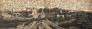 NOVARA CITTÀ - Treno - Panorama e Stazione - Doppia - VG - #195 - Picture 1 of 2