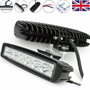 2x 400W Car LED Work Spot Lights Flood light Lamp 4x4 Van For ATV Offroad Truck - Picture 1 of 11
