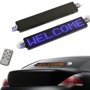 12V Programmable LED Sign Scrolling Display Board Message Display 23cm x 5cm - Picture 1 of 12