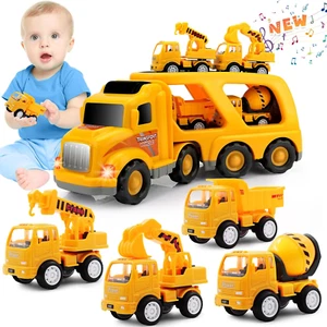 Construction Truck 5-in-1 Carrier Toy for Toddlers - Picture 1 of 7