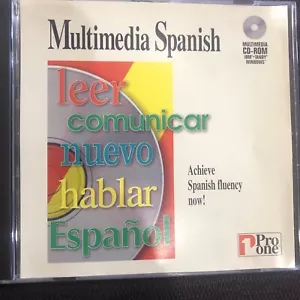 1994 Pro One Software Windows Multimedia Spanish - Picture 1 of 4