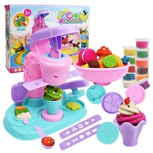 	Color Dough Play Set 26 PCS Ice Cream Maker for Kids 3-8 Years	 - Picture 1 of 7