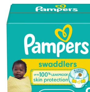 Pampers Swaddlers Baby Diapers Size Count (Select for More Options) - Picture 1 of 14