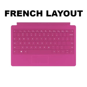 Microsoft Surface RT/2/Pro 1/Pro 2 Type Cover Keyboard MAGENTA - French Layout - Picture 1 of 1