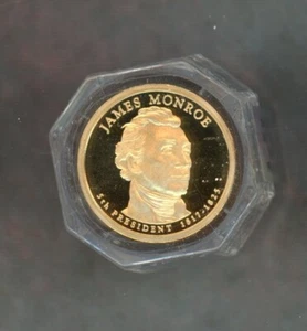 2008 S ~ JAMES MONROE PRESIDENTIAL DOLLAR ROLL~ PROOF ~20 COINS~ ANACS PR68 - Picture 1 of 2