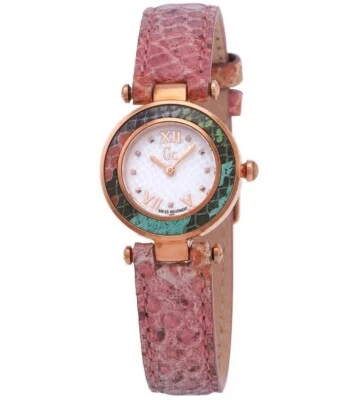 Reloj Mujer Guess Collection 27mm Estampado Serpiente Correa Cuero Rosa Y11001L1 Foto 1 de 2